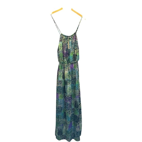 Romeo & Juliet Couture. Multicolored Keyhole Maxi Dress. Size Medium. - Picture 1 of 7